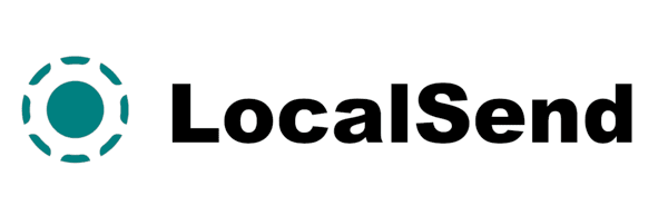The LocalSend logo, a teal dotted circle beside the LocalSend wordmark